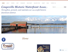 Tablet Screenshot of coupevillehistoricwaterfront.com